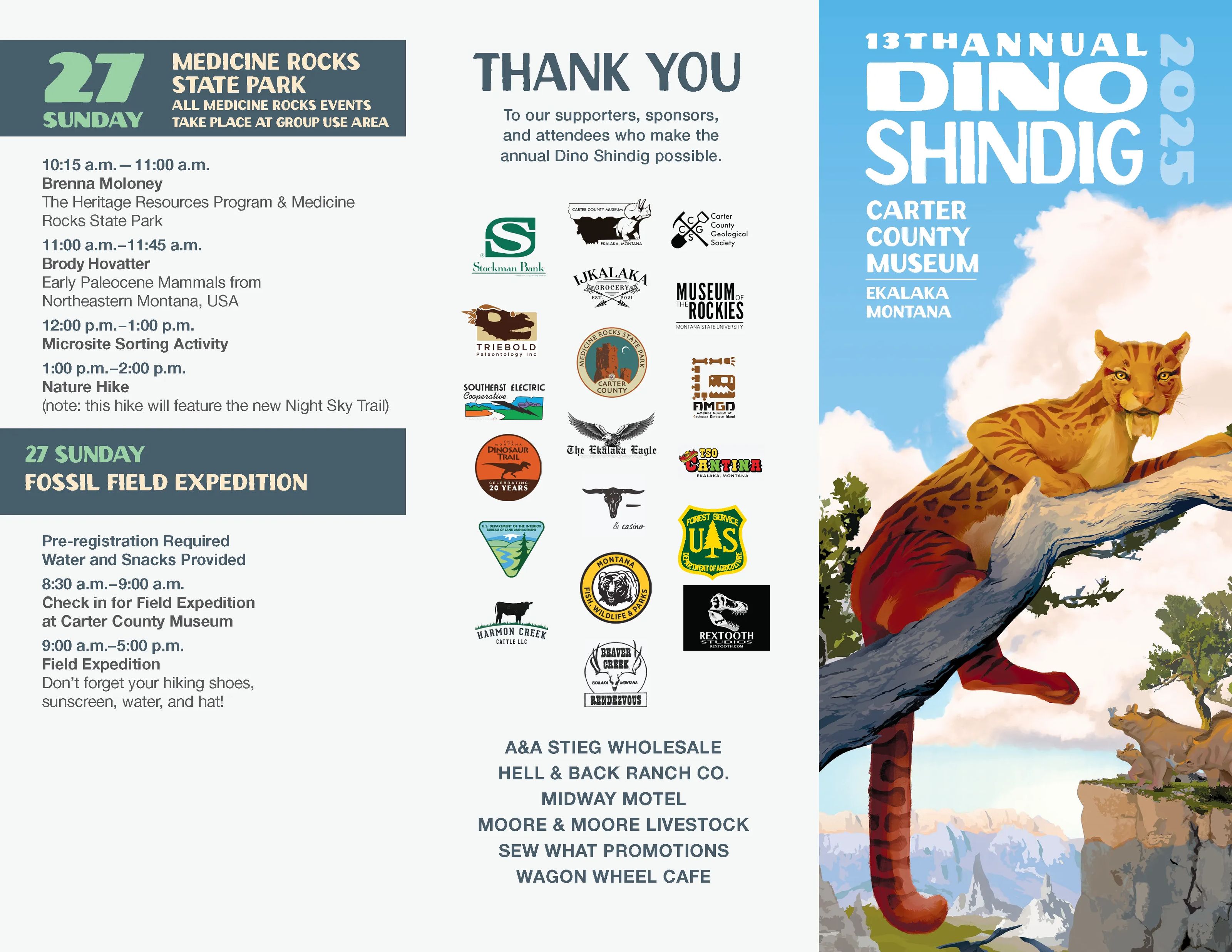 Dino Shindig | Programs & Events
