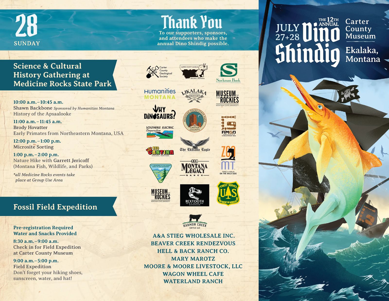 Dino Shindig | Programs & Events